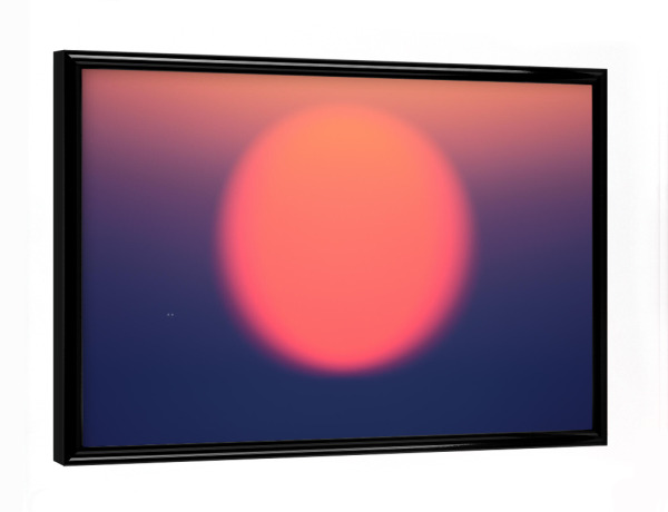 Poster mit schwarzem Rahmen "Ein Abschied von Tag 2.1" artboxONE - Natur,Reise,Für Kinder,Abstrakt,Für Mama