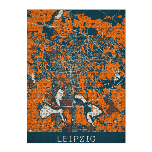 artboxONE Puzzle "Leipzig Vintage" artboxONE - Städte / Weitere,Kartografie