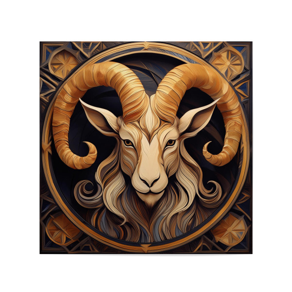 Poster 20x20 cm "Sternzeichen - Steinbock" artboxONE - Tiere,Abstrakt