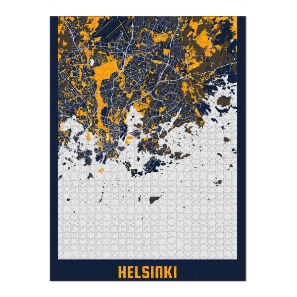 Puzzle Ravensburger "Helsinki City" artboxONE - Städte / Weitere,Kartografie