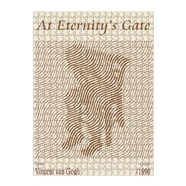 Puzzle Ravensburger "Am Tor der Ewigkeit" artboxONE - Abstrakt,Menschen,Männer