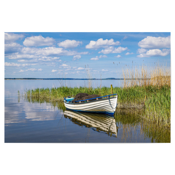 Poster "Fischerboot am Achterwasser" artboxONE - Natur,Reise,Reise / Strand und Meer