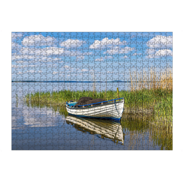 Puzzle Ravensburger "Fischerboot am Achterwasser" artboxONE - Natur,Reise,Reise / Strand und Meer