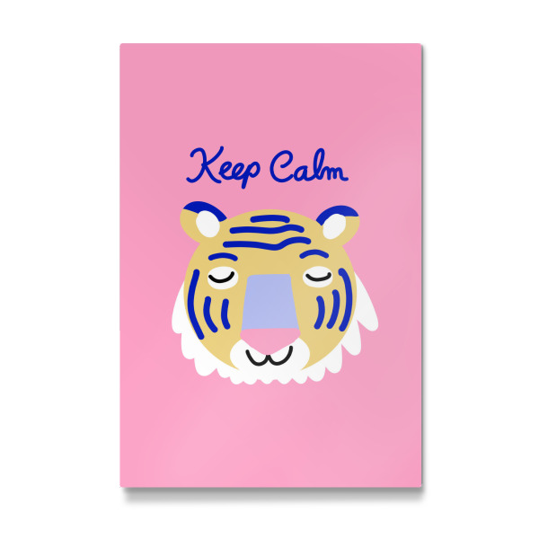 Galerie-Print "Keep Calm Tiger" 75x50 cm artboxONE