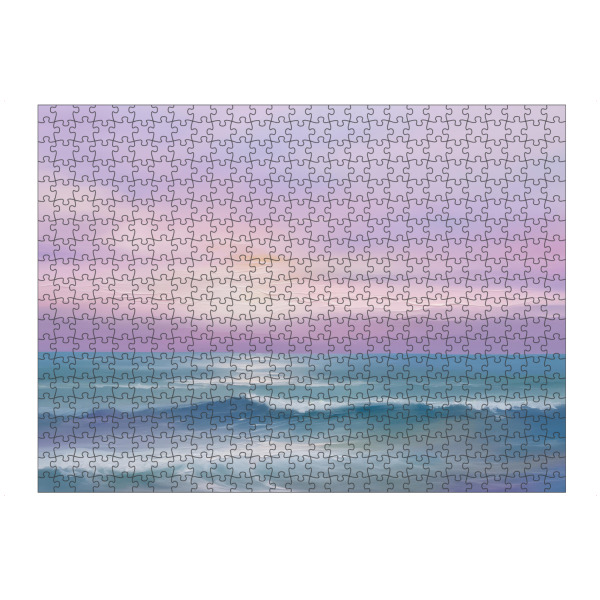 artboxONE Puzzle "Lavendelblaue Meeresbrise" artboxONE - Natur,Abstrakt,Reise / Strand und Meer