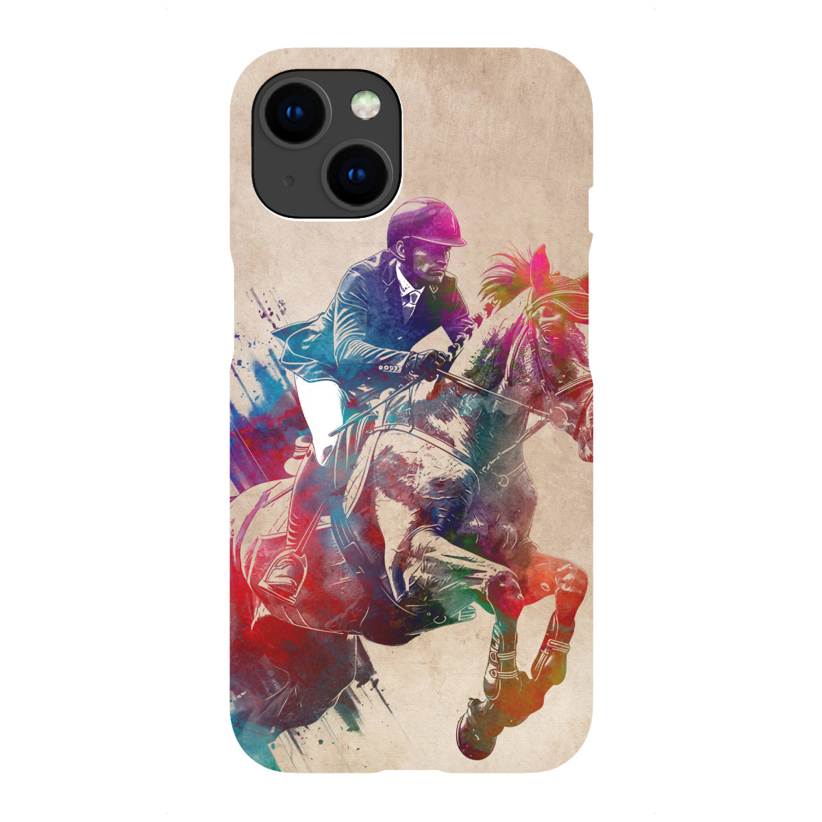 "Reitsportkunst F"für iPhone - Premium-Case Handyhülle artboxONE
