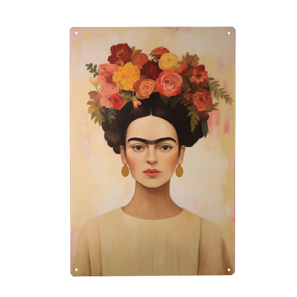 Holzbild "Frida sanfte Schönheit" artboxONE - Natur,Floral,Menschen