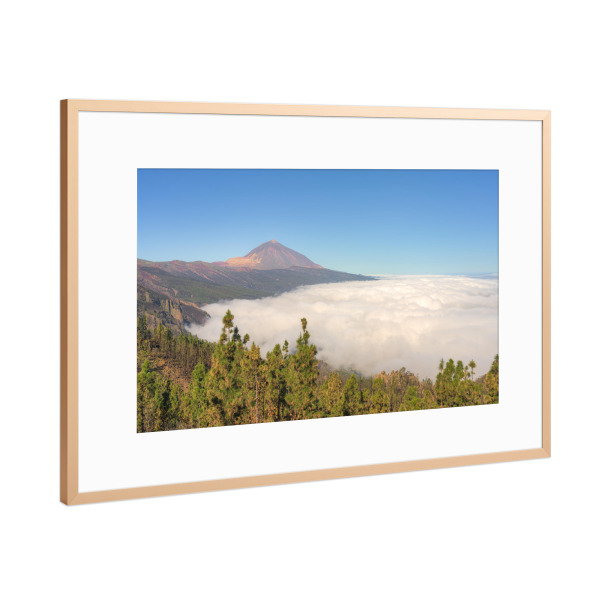 Poster mit Rahmen Kupfer "Teneriffa Mirador de Chipeque" artboxONE - Natur,Reise,Reise / Länder