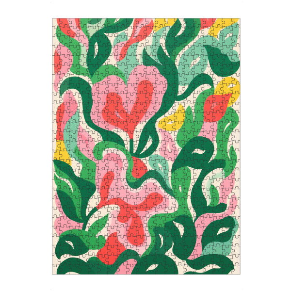 artboxONE Puzzle "Blumenformen" artboxONE - Natur,Floral,Abstrakt