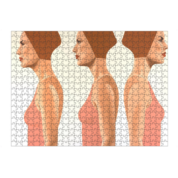 Puzzle Ravensburger "Swim Girls" artboxONE - Menschen,Geometrie,Reise / Strand und Meer