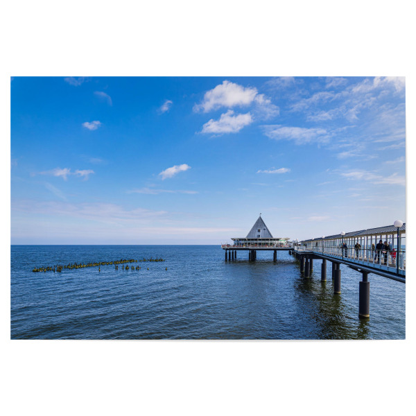Poster "Die Seebrücke in Heringsdorf" artboxONE - Natur,Reise,Architektur,Reise / Strand und Meer