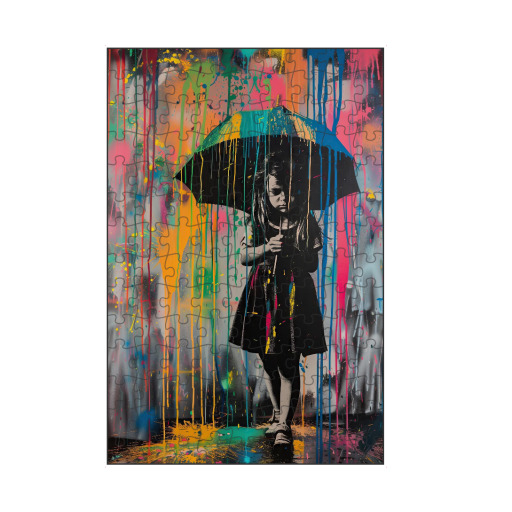 Girl with the umbrella