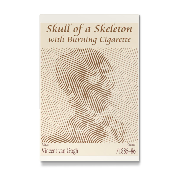 Galerie-Print "A Skeleton with Burning Cigarette" 30x20 cm artboxONE