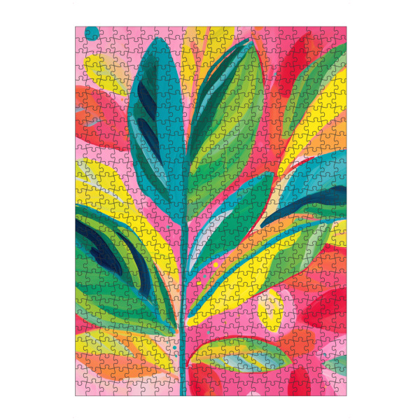 Puzzle Ravensburger "Bunte Pflanzenpracht" artboxONE - Natur,Floral,Abstrakt
