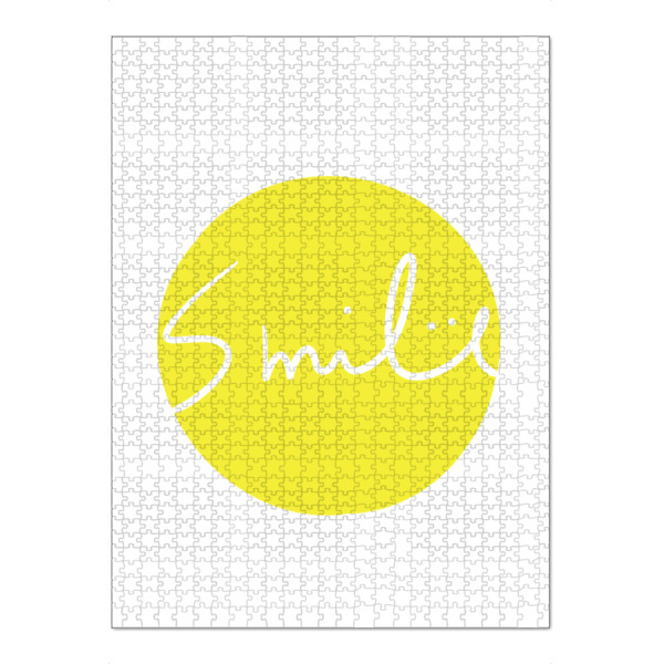 Puzzle Ravensburger "Lachendes Gesicht" artboxONE - Typografie,Lustig - Smile,Smiley,Smiley face,Gesicht,Happy,Happyness,Fröhlich,Freude,Lebensfreude
