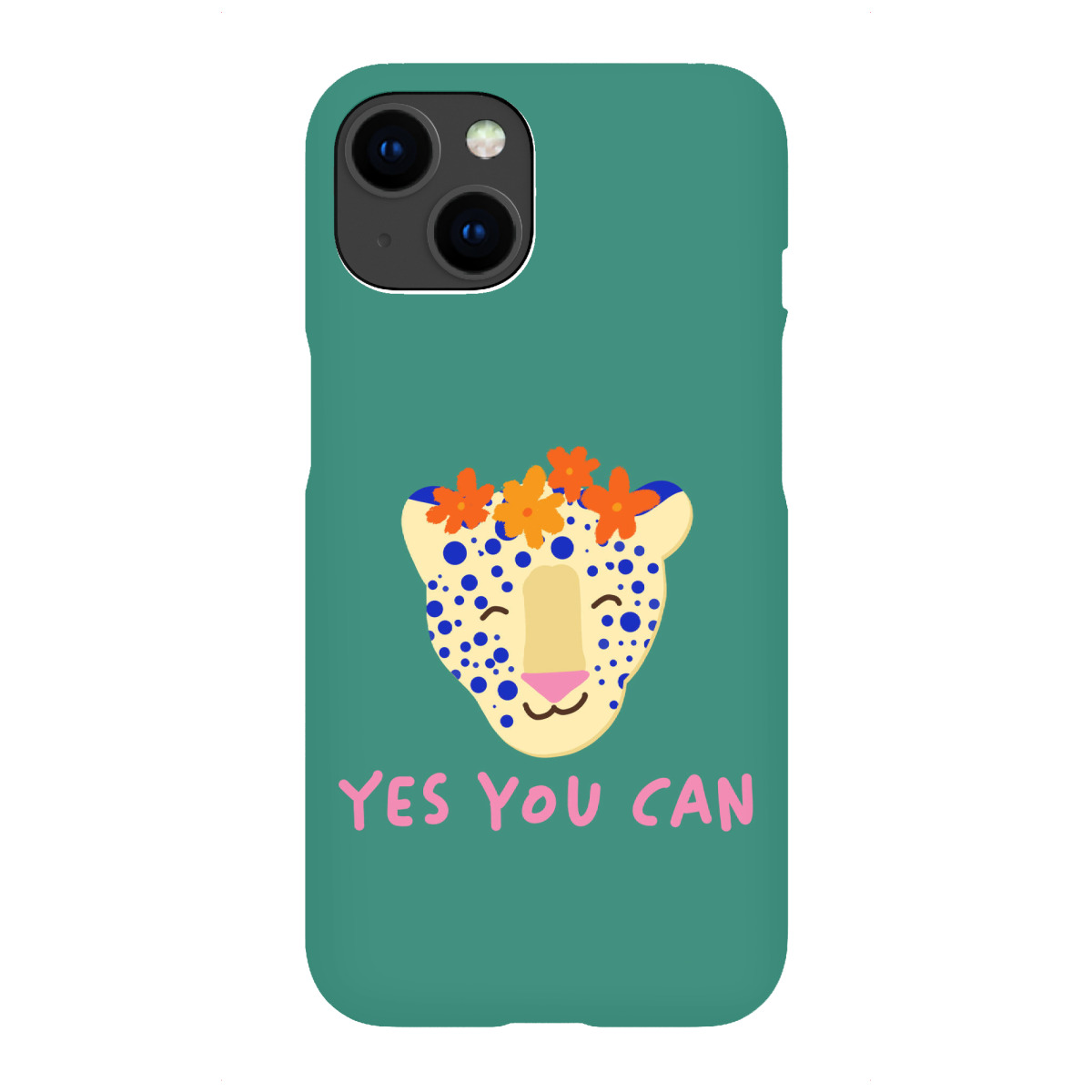 iPhone "Yes You Can Leopard" Premium-Case Handyhülle artboxONE