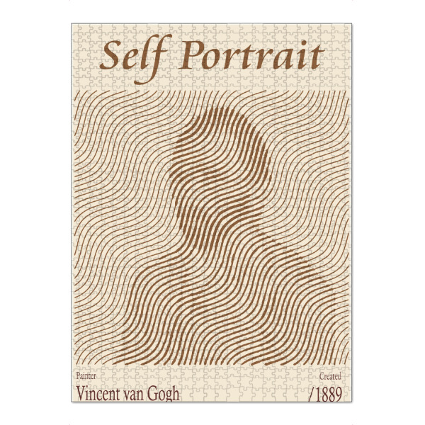 Puzzle Ravensburger "Selbstporträt" artboxONE - Abstrakt,Menschen,Männer