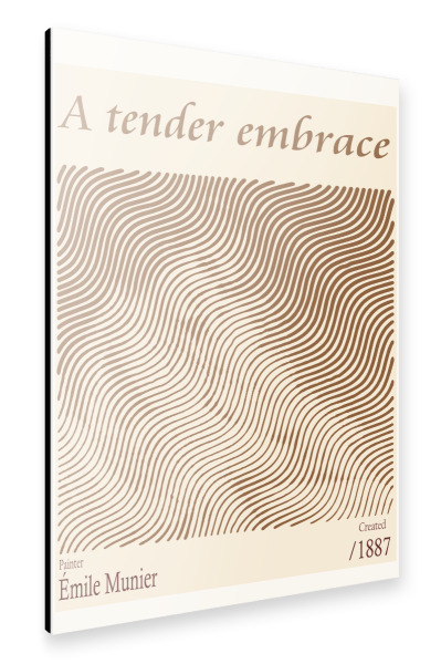 Alu-Dibond "Eine zärtliche Umarmung" 30x20 cm artboxONE