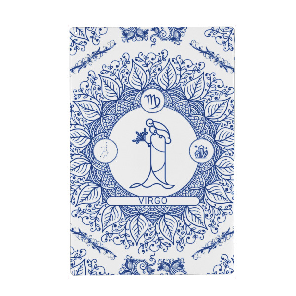 Metall Poster "Zodiac - Portuguese - Virgo" artboxONE - Natur,Floral,Abstrakt