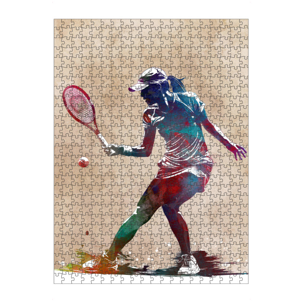 Puzzle Ravensburger "Tennissportkunst D" artboxONE - Sport,Sport / Sommerspiele - Tennis,Tennisspieler,Sport,Grafik,Spiel - Bild tennis