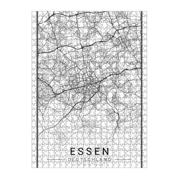 artboxONE Puzzle "City Map Essen" artboxONE - Städte / Weitere,Kartografie