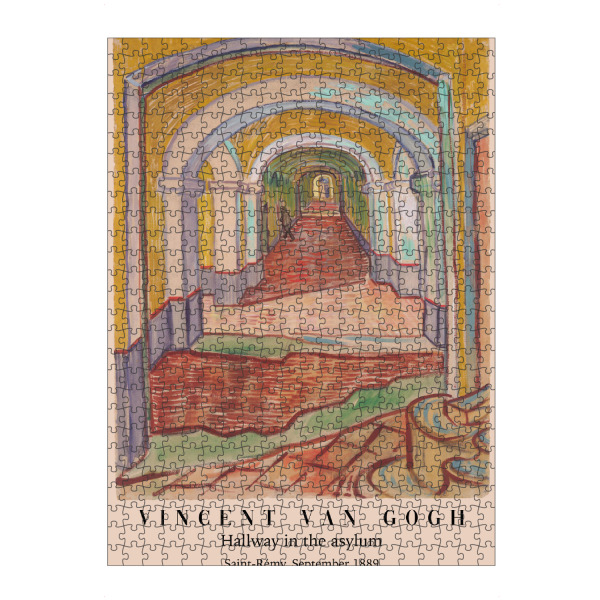 Puzzle Ravensburger "Van Gogh - Flur in der Anstalt" artboxONE - Typografie,Menschen,Architektur