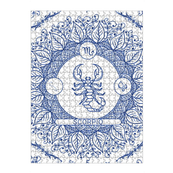 artboxONE Puzzle "Zodiac - Portuguese - Scorpio" artboxONE - Natur,Floral,Abstrakt