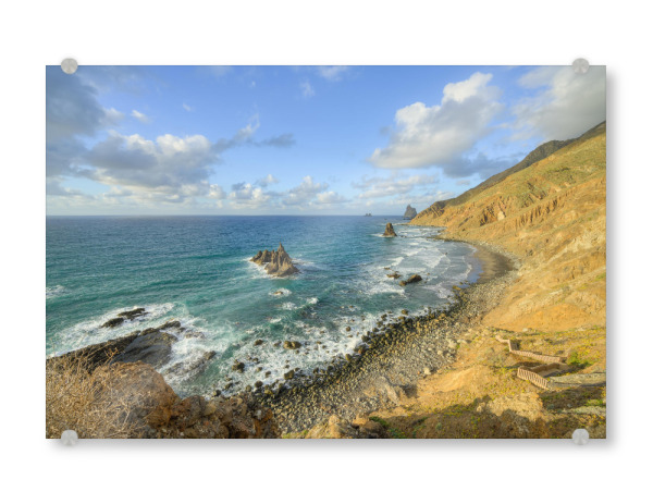 Acrylglasbild "Teneriffa Playa de Benijo" artboxONE - Natur,Reise,Reise / Strand und Meer