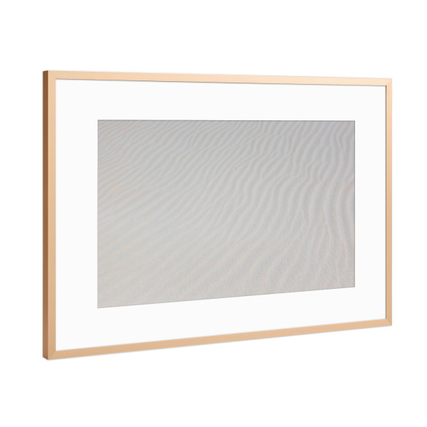 Poster mit Rahmen Kupfer "Nordseestrand Sankt-Peter-Ording" artboxONE - Natur,Reise,Reise / Strand und Meer