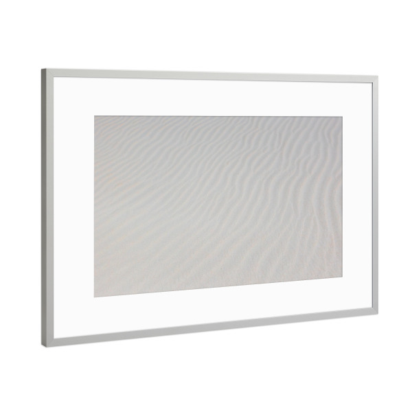 Poster mit Rahmen Silber "Nordseestrand Sankt-Peter-Ording" artboxONE - Natur,Reise,Reise / Strand und Meer