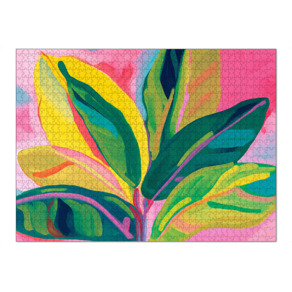 Puzzle Ravensburger "Pflanzen pop art" artboxONE - Natur,Floral,Abstrakt