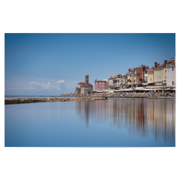 Poster 30x20 cm "Piran" artboxONE - Städte,Reise / Strand und Meer,Reise / Länder