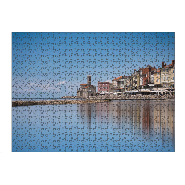 Puzzle Ravensburger "Piran" artboxONE - Städte,Reise / Strand und Meer,Reise / Länder