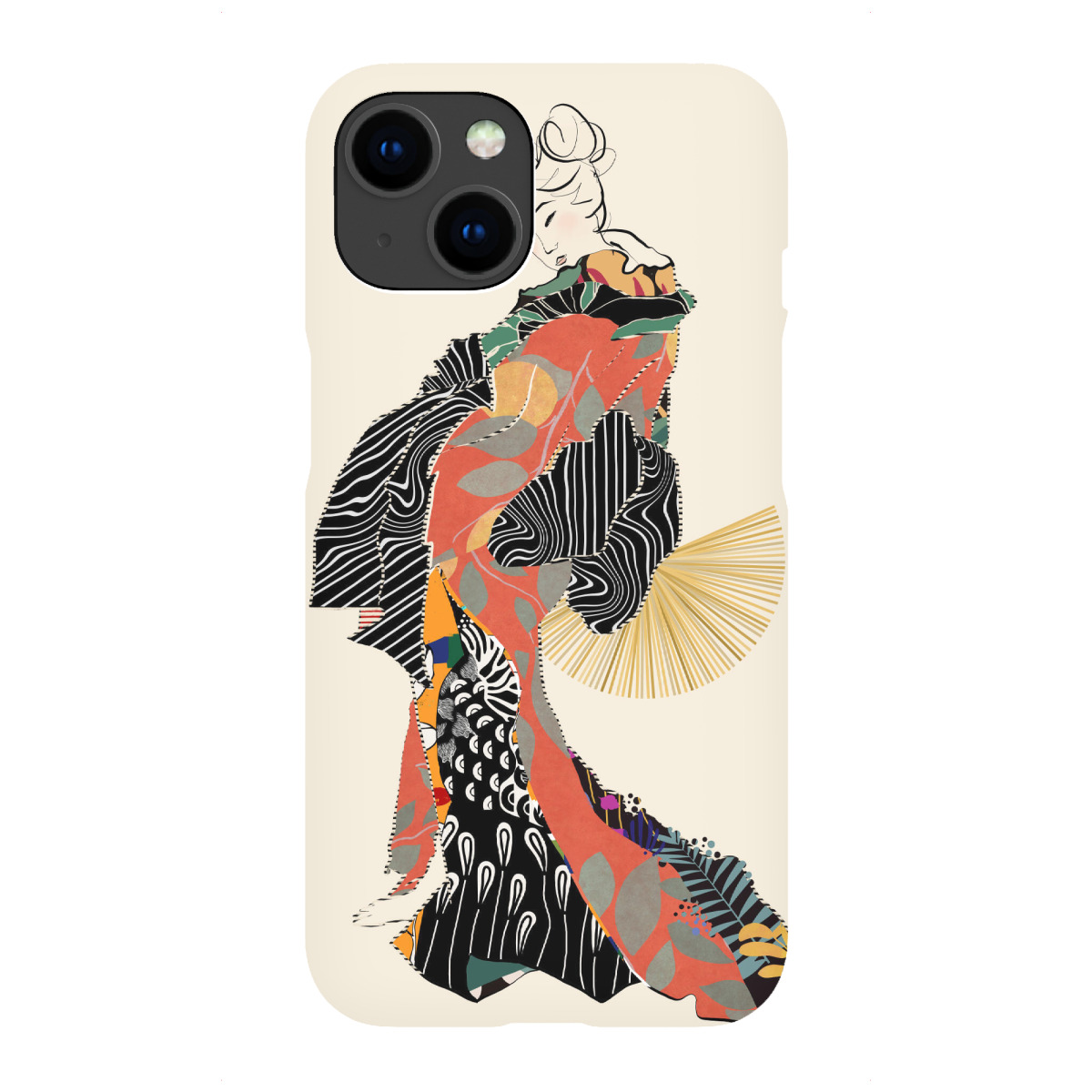 iPhone "Geisha geschmückt" Premium-Case Handyhülle artboxONE