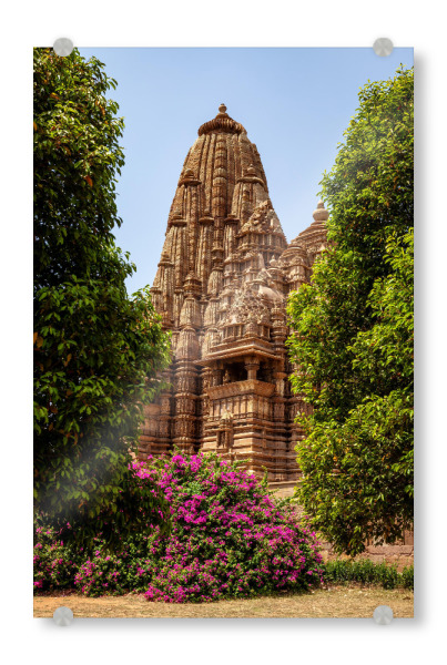 Acrylglasbild "Khajuraho in Madhya Pradesh" artboxONE - Architektur,Reise / Asien