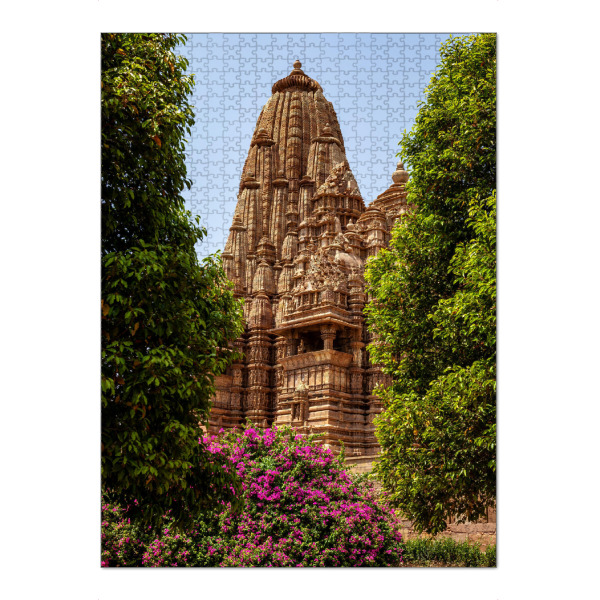 Puzzle Ravensburger "Khajuraho in Madhya Pradesh" artboxONE - Architektur,Reise / Asien