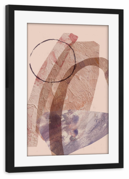 Poster mit Rahmen schwarz "Aethera" artboxONE - Abstrakt,Geometrie,Für Mama