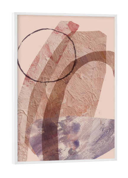 Poster mit weißem Rahmen "Aethera" artboxONE - Abstrakt,Geometrie,Für Mama