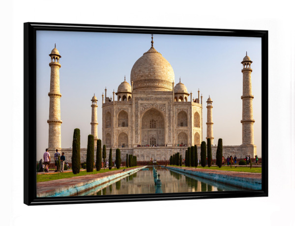 Poster mit schwarzem Rahmen "Das Taj Mahal" artboxONE - Architektur,Reise / Asien