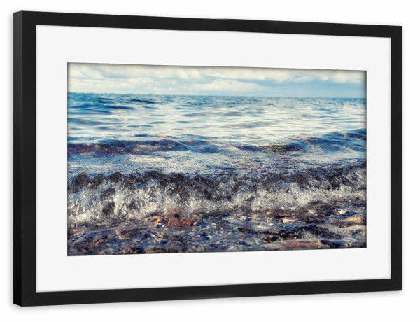 Poster mit Rahmen schwarz "The Baltic Sea" artboxONE - Natur,Reise,Reise / Strand und Meer