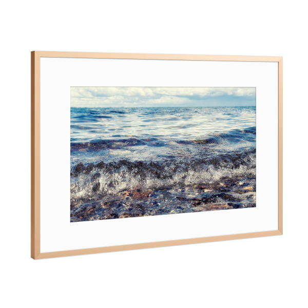 Poster mit Rahmen Kupfer "The Baltic Sea" artboxONE - Natur,Reise,Reise / Strand und Meer