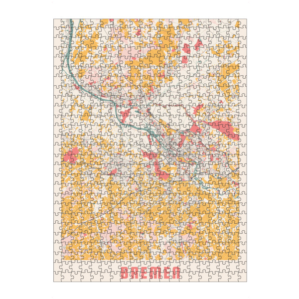 Puzzle Ravensburger "Bremen City" artboxONE - Städte / Weitere,Kartografie