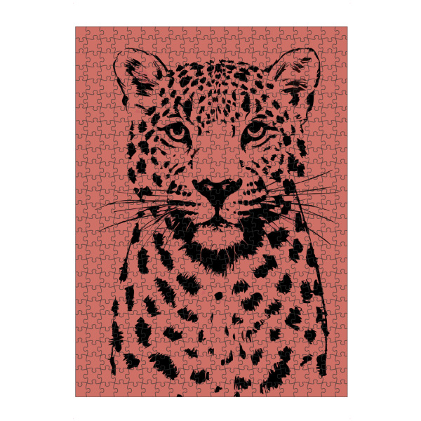 artboxONE Puzzle "Leopard Head" artboxONE - Tiere