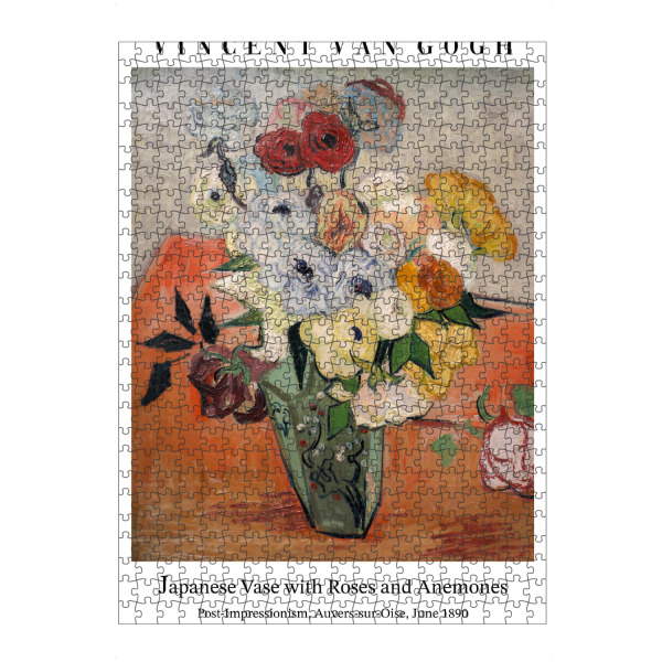 Puzzle Ravensburger "Van Gogh - Rosen und Anemonen" artboxONE - Typografie,Natur,Floral