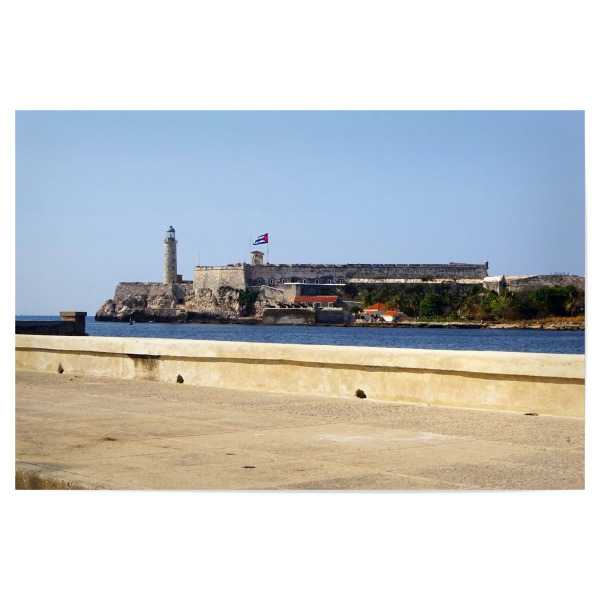 Poster 30x20 cm "Kastell in Havanna" artboxONE - Städte,Reise,Architektur,Reise / Strand und Meer,Reise / Länder