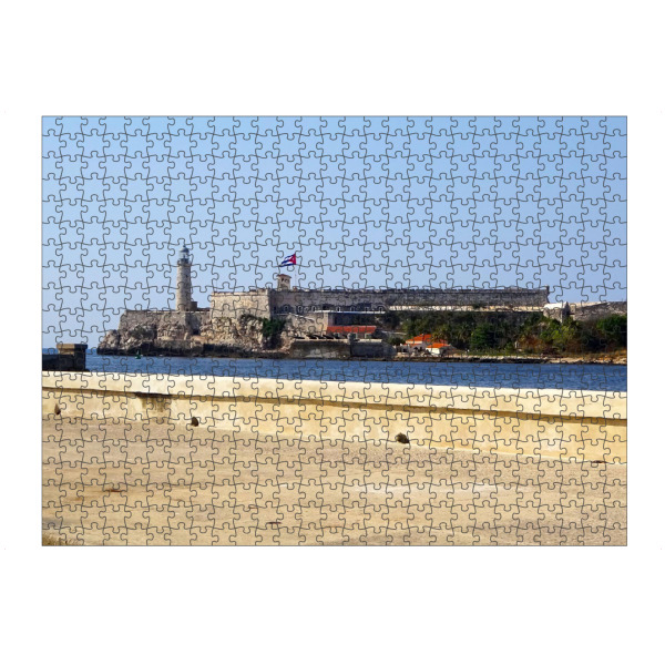 artboxONE Puzzle "Kastell in Havanna" artboxONE - Städte,Reise,Architektur,Reise / Strand und Meer,Reise / Länder