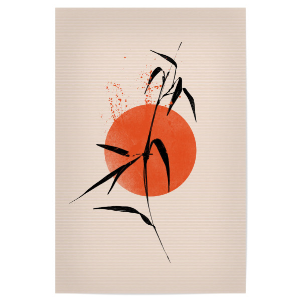 Poster 30x20 cm "Bambusblatt" artboxONE - Natur,Abstrakt