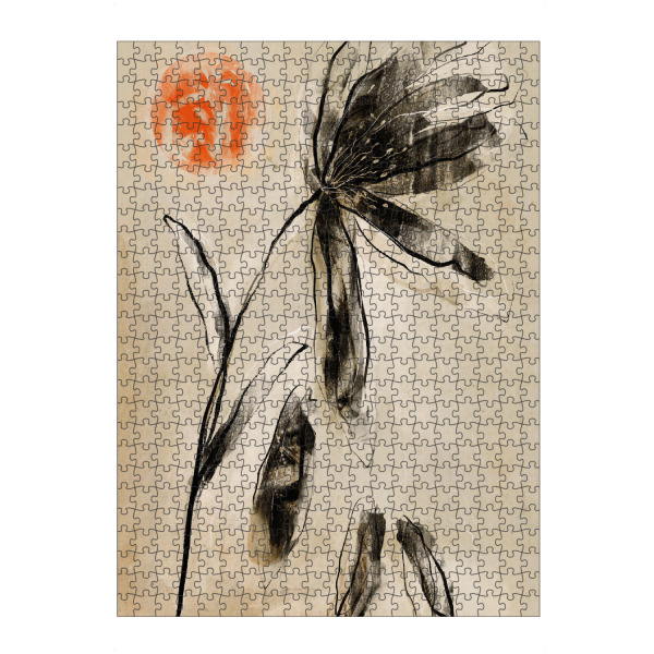 Puzzle Ravensburger "Gentle Transience" artboxONE - Floral,Abstrakt,Für Mama