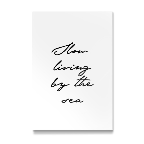 Galerie-Print "Slow living by the sea" 75x50 cm artboxONE