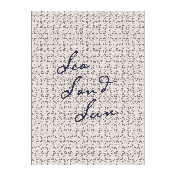 artboxONE Puzzle "Sea Sand Sun" artboxONE - Typografie,Natur,Reise,Reise / Strand und Meer